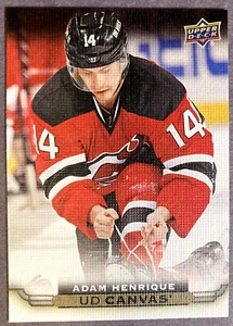 2015-16 Upper Deck Canvas #C54 Adam Henrique New Jersey Devils - Picture 1 of 1
