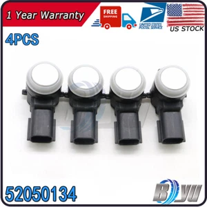52050134 Silver PDC New Bumper Aid Backup 4 Parking Sensor For GM Buick Cadillac - Picture 1 of 10
