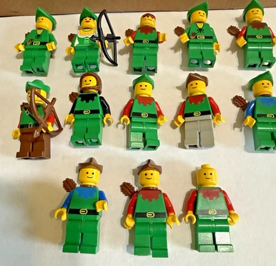 Lego 6071 Forestmen's Crossing Forestwoman Minifigures Only Lot 1990 - Image 1 of 4