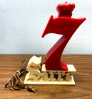 Vintage Seagram’s 7 Working Bar Lamp, The Sure One