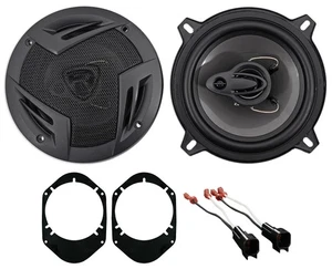 Rockville 5.25" Rear Factory Speaker Replacement Kit For 2011-15 Ford F-650/750 - Picture 1 of 10