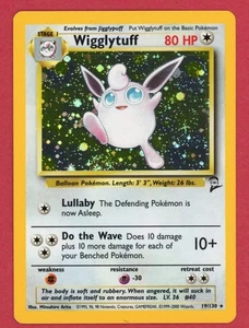 Wigglytuff 19/130 Base Set 2 Holo Rare Pokemon Card - LP - Picture 1 of 2