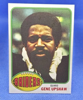 1976 Topps Gene Upshaw #295 Football Card EXMT Oakland Raiders Hall Of Famer  - Image 1 of 2