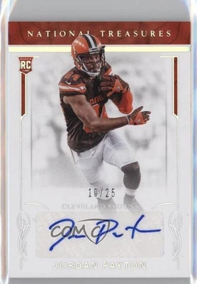 2016 National Treasures Signatures Holo Silver /25 Jordan Payton Rookie Auto RC - Image 1 of 2