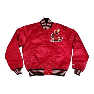 Vintage 90s St. Louis Cardinals Starter Diamond Collection Satin Jacket Large   - Picture 1 of 8