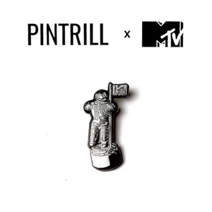 ⚡RARE⚡ PINTRILL x MTV VIDEO MUSIC AWARDS MTV MOON MAN AWARD PIN *BRAND NEW* 🎵🎸 - Picture 1 of 4