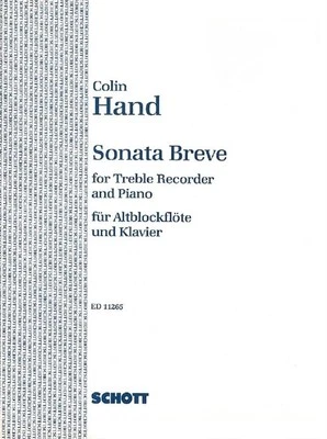 Kaiserwalz Colin Hand Book [Softcover] Recorder Quartet and Piano Schott Music L - Image 1 of 3