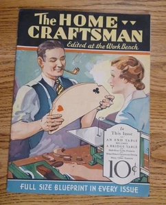 The Home-Craftsman Magazine Vol. 1 Nummer 1 Erstausgabe 1931 Beistelltisch Brücke - Bild 1 von 3