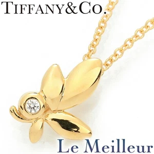 TIFFANY & Co. Paloma Picasso Hoja de Olivo Colgante Diamante K18YG - Imagen 1 de 5
