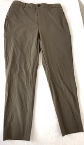 Banana Republic Pants Mens Green Tapered Fit Tech Stretch Zip Pocket Chino 33X30 - Picture 1 of 8