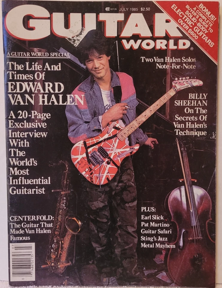 Guitar World Magazine July 1985 VanHalen - Image 1 of 1