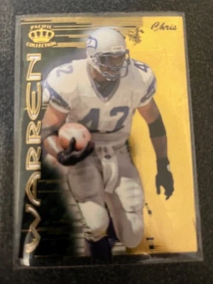 (2) Chris Warren 1997 Pacific Crown Collection Card Supial W/Mini Marino #35 - Image 1 of 2