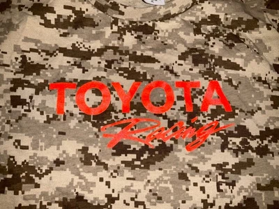 Toyota Racing NASCAR TRD Sonoma California Raceway Digital Camo 2-Sided Shirt XL - Image 1 of 4