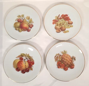 Set (4) Bareuther Waldsassen Salatteller - Bavaria - Motiv Obst - Bild 1 von 18