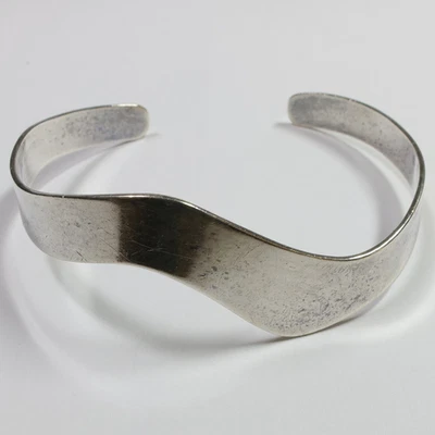 Retired James Avery 925 Sterling Silver 12.4g Wave Cuff Bracelet #57572K - Image 1 of 4