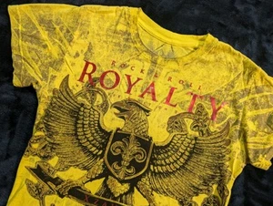 Xzavier Graphic T Shirt Wings Y2K Vtg Skull Grunge Gothcore Eagle Double Sided - Picture 1 of 10