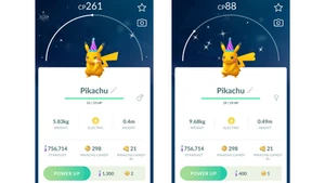 ⚡Shiny (Schillernd) Pikachu Purple Party Anniversary Pokemon GO⚡ Exchange or PTC - Picture 1 of 1
