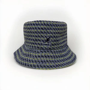 Vintage Kangol Maze Jacquard Bucket Cloth Hat Small - Picture 1 of 3