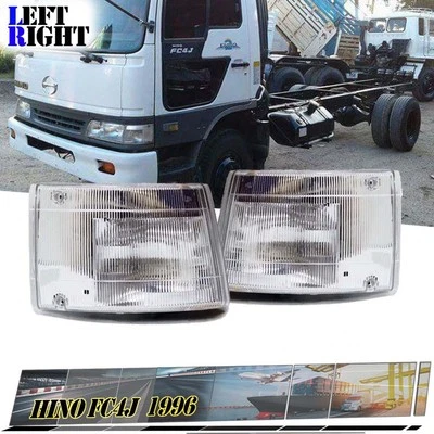 For Hino Ranger Fm Cruising Truck 1989-2002 Side Corner Lamp Light LR - Imagem 1 de 4