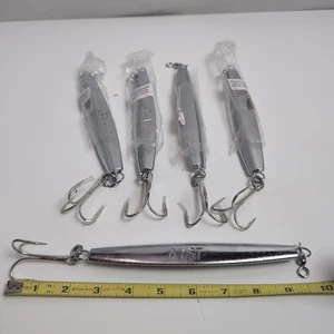 Plantillas Diamond 16 oz, Cromo, 5 piezas Acabado Aparejado, para Agua Salada Vertical Jiggin... - Imagen 1 de 5