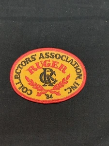 Vintage 1984 Ruger Firearms Collectors Association Collectible Souvenir Patch - Picture 1 of 2