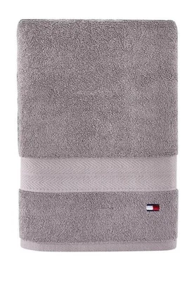 NUEVO TOMMY HILFIGER Gris Violeta MODERNO AMERICANO 30 X 54 Algodón Toalla de Baño Foto 1 de 3
