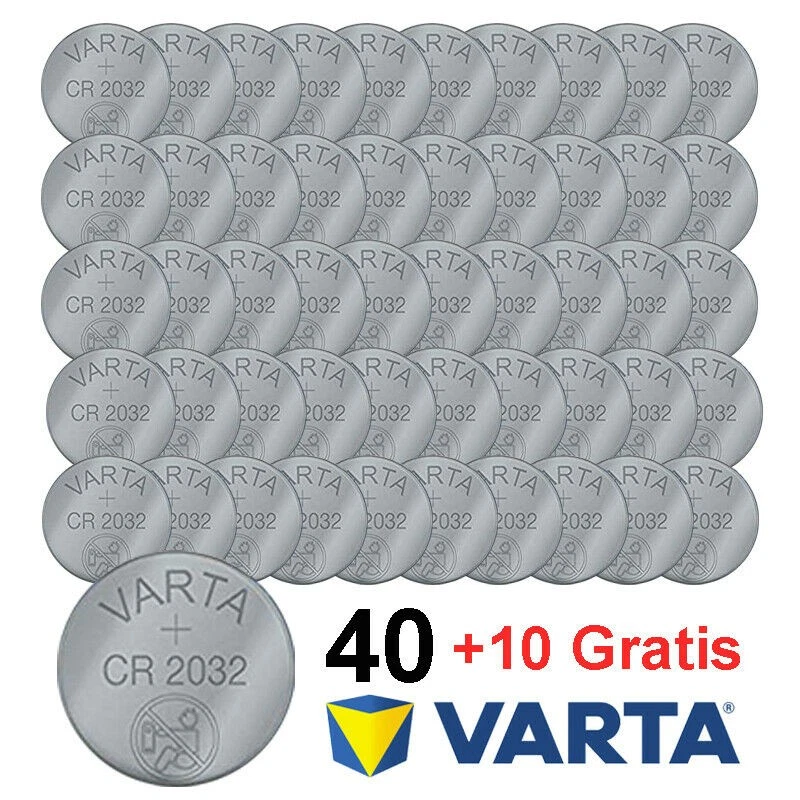 VARTA CR2032 CR-2032 Menge 10 bis 50 Knopfzelle Lithium Knopfbatterie Batterie - Bild 1 von 1