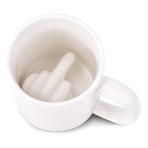 White Elephant Gift 3D Funny 11 OZ Coffee Mug for Adults, Women, Men, White-3D - Picture 1 of 8