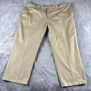 The Foundry Supply Co. Mens Khaki Pants Adjustable Waist Relaxed Fit 52x29 - Picture 1 of 12