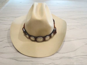 Sterling Silver ALL VOGT 5 Conchos and matching Vogt Buckle set A2 - Picture 1 of 15