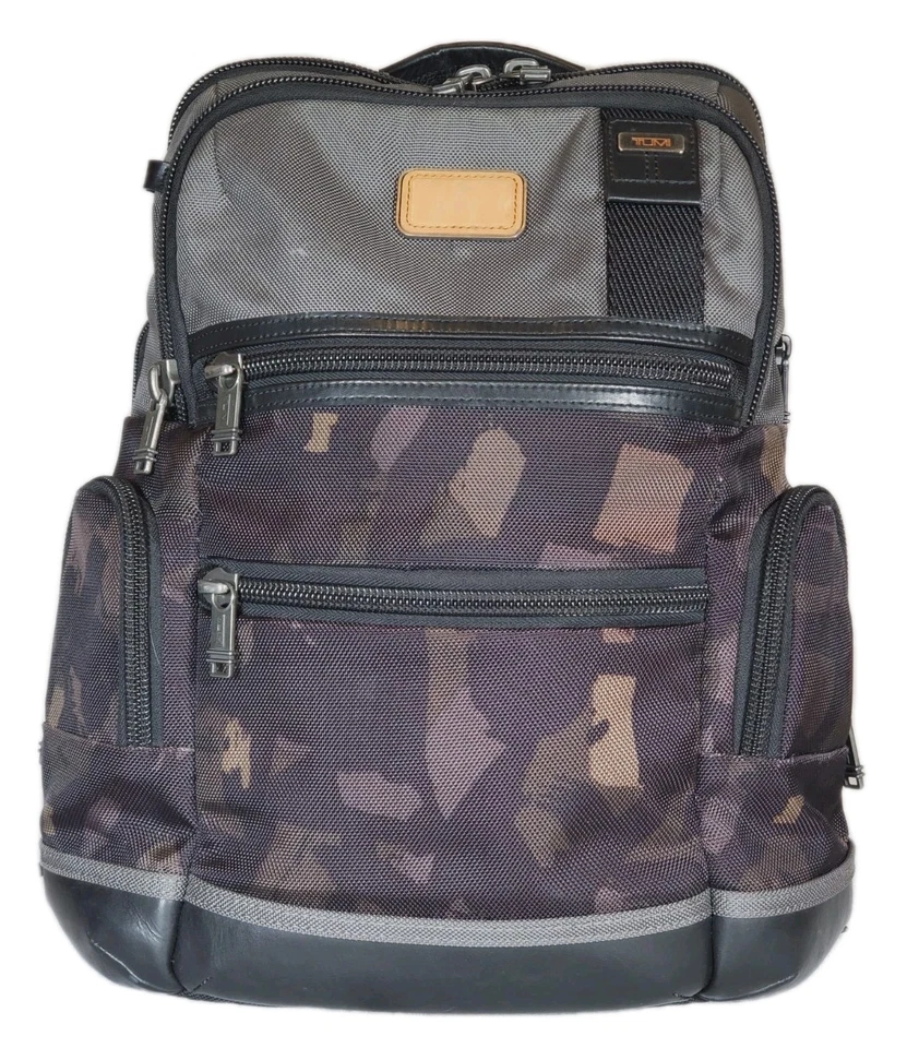 TUMI Alpha Bravo 2 Knox 便携式电脑迷彩背包 弹道尼龙皮革 222681GC2 — 第 1/4 张图片