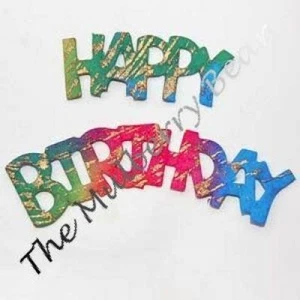 50 Batik Happy Birthday b-day Handmade Mulberry Paper party Scrapbook Cards - Picture 1 of 1