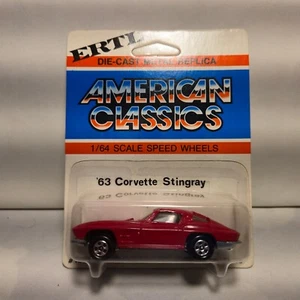 Vintage ERTL 1/64 American Classics #1617 '63 Corvette Stingray - Unpunched - Picture 1 of 2