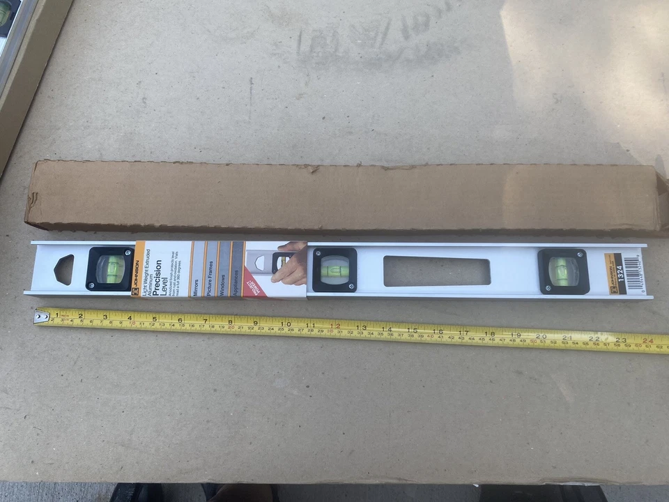 Johnson Level 24" Extruded Aluminum I-Beam Level Made in USA Nos No 3124 - Image 1 of 1