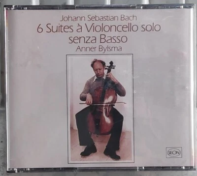 Bach - 6 Cello Suites Anner Bylsma Japan RCA 2CD No IFPI NM - Image 1 of 3