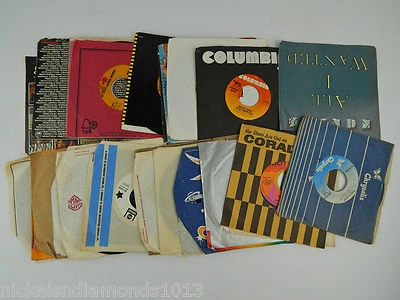 Lot of 20+ Vintage 45 RPM Single Records Alabama Styx Bangles Billy Joel Blondie - Image 1 of 4