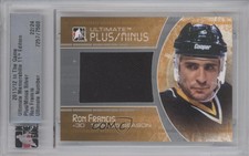 2010-11 ITG Ultimate Memorabilia 10th Edition Plus/Minus Silver Ron Francis HOF