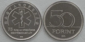 Ungarn / Hungary 50 Forint Gedenkmünze 2023 Nationaler Ambulanzdienst KM# 1046 - Bild 1 von 1