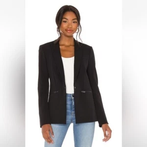 Veronica beard black scuba jacket blazer 10 - Picture 1 of 9