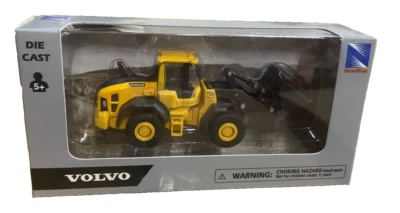Excavator Volvo L6OH L 60 H Wheeled Loader Diecast NEW-RAY - Image 1 of 4