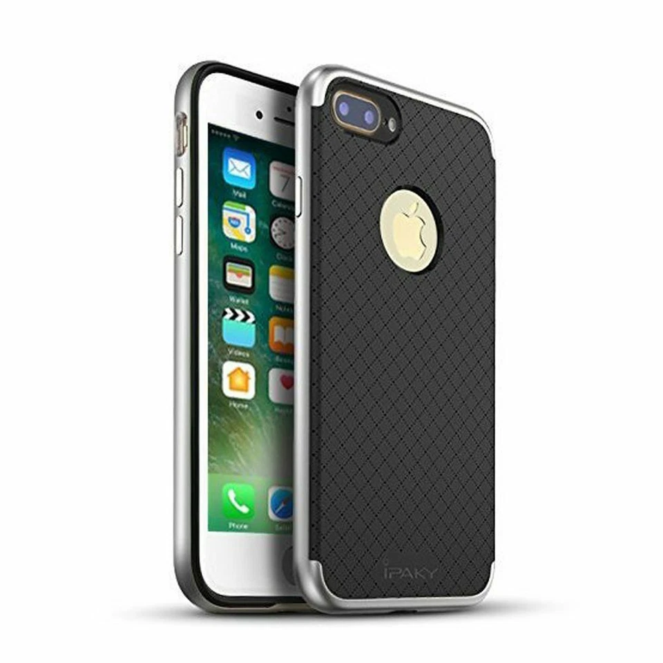 iPhone 7, 7 Plus Case, Original iPaky Hybrid TPU Flexible cover Hybrid Bumper - Image 1 of 4