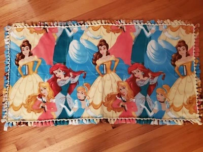 Fleece blanket, Princess theme pattern design, 32x58 fleece tie blanket.  - Image 1 of 4