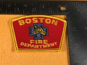 J1-50 BOSTON FIRE DEPARTMENT PATCH - BOSTON FIRE DEPARTMENT  - Bild 1 von 2