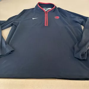 Nike Toronto Raptors City Edition Men's Dri-FIT NBA 1/2-Zip Player Edition 2XLT - Picture 1 of 7