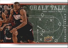 2008-09 Upper Deck First Edition Chalk Talk #CT-22 Andre Iguodala 76ERS  R56003