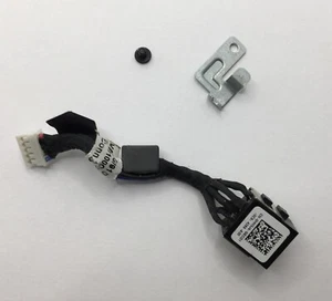 Dell Latitude E6440 DC Power Input Plug Jack Cable Wire w/ Bracket & Screw - Picture 1 of 3