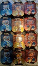 12 x POKEMON Hidden Fates GX Tin - Sealed????Charizard, Gyarados and Raichu????
