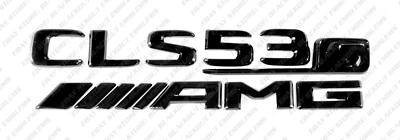 Baúl Negro Emblemas Insignias Logotipos Letras Nuevo para Mercedes-Benz CLS53s AMG C257 Foto 1 de 4