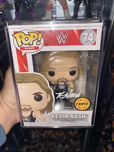 Wwe Kevin Nash Autografo (Chase) Funko Pop Hard Stack Dark Parlor Certificato di autenticità - Foto 1 di 7