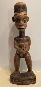 Vintage African Wood Hand Carved Tribal Figure - Picture 1 of 5